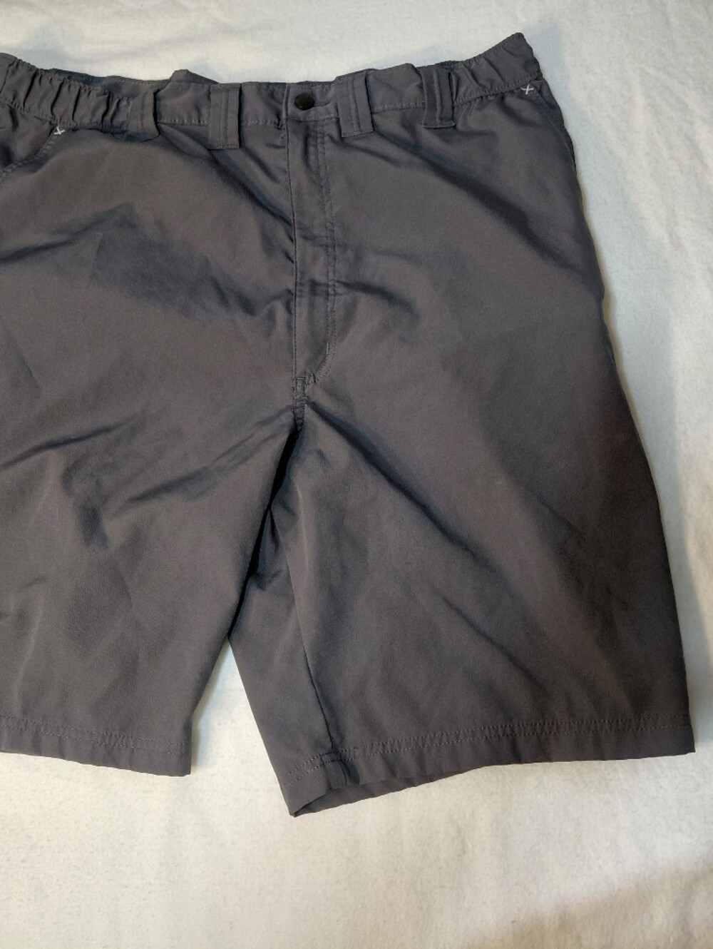 Wrangler Outdoor Men's Casual Gray Elastic-Waist Shorts Size 44